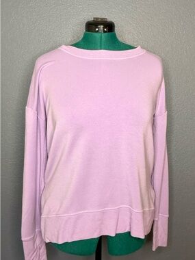Athleta Lavender Sweatshirt Women’s SP Thumbhole Long Sleeve Athleisure Top